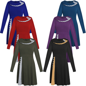 Vestido Retro de Puntos con Cintura Ajustada y Falda Larga para Actuaciones Escénicas, Disfraces de Cosplay, Juegos de Rol de Anime, Primavera 2024 - Product Image 1