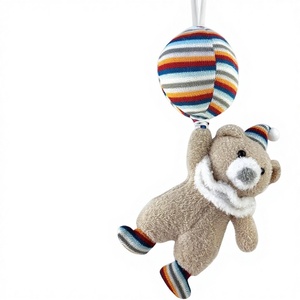 Juguete Musical con Cuerda, Sin Baterías, Ecológico, Caja Musical Creativa de Oso Tejido, Juguetes Colgantes para Cuna, Venta al por Mayor OEM - Product Image 6