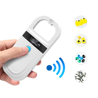 Mejor lector RFID FDX mini de baja frecuencia 134.2kHz con pantalla OLED y USB para microchip implantable en perros y gatos