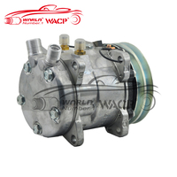 Compresseur de climatisation 12V 5H09 compresseur AC tracteur pour BCS pour Ferrari pour Pasquali pour Deutz Fahr SD5H095046 WXUN018