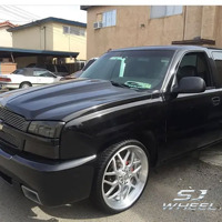 Jantes en aluminium forgé SJ Custom 6061-T6 de 22, 24, 26, 28 pouces, à profil profond, brossées et polies, pour pick-up et SUV américains
