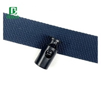 Boucle de cordon en plastique de luxe avec surface lisse et bouchon POM solide Approvisionnement en usine de Chine pour cordon à bascule à ressort en plastique