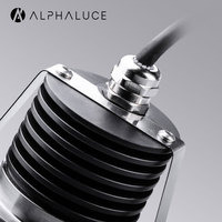 ALPHALUCE Lumière LED encastrée étanche IP67 3W, éclairage paysager extérieur multidirectionnel pour marches