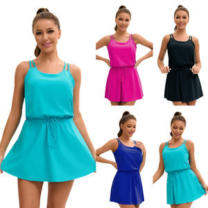 Traje de baño de una pieza con estilo para mujer europea americana, ropa de playa con estampado de patrón sólido Sexy, corte cómodo de talla grande - Product Image 1