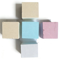 Blocs de craie de gym colorés et croquants, blocs de craie ASMR vifs pour la vidéo et l'entraînement, blocs de craie de gym ASMR colorés pour soulager le stress