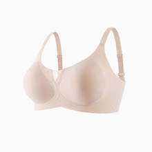 Soutien-gorge liftant sans armatures en Spandex/Nylon pour femme, effet galbant et anti-affaissement, pour poitrines petites et grandes, sous-vêtement basique Milk Skin - Product Image 5