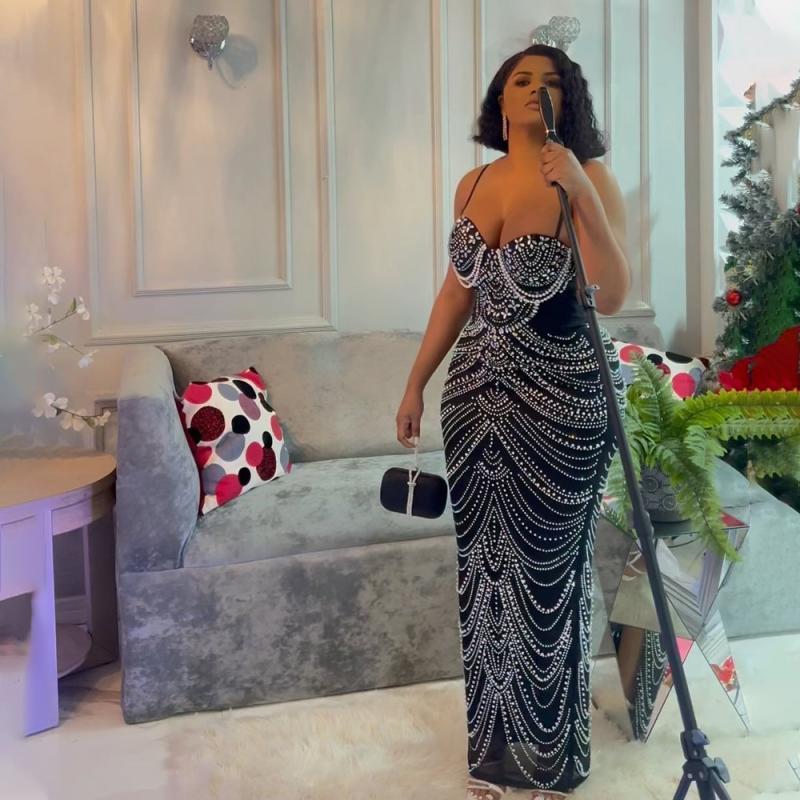 see through birthday dresses Evening Mesh Dress Sexy Mesh White Maxi Summer Dress Women Elegant Luxury sundress Pink 1st Birthday Girl Outfit: Size:Size 14