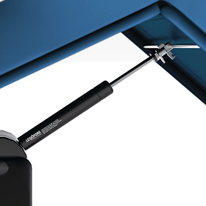 Commande de bouton poussoir de ressort à gaz de verrouillage réglable de qualité supérieure 150-1200N Plage de charge Construction en acier inoxydable - Product Image 1