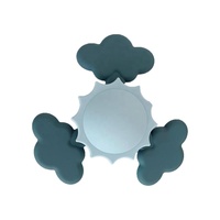 Nouveauté : Jouet sensoriel doux et écologique pour bébés et tout-petits, en silicone, avec ventouse, style spinner