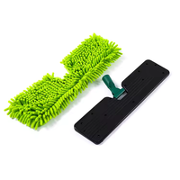 Mopa de Limpieza de Microfibra Chenille, Herramientas de Limpieza para el Hogar, Mopa de Microfibra con Sistema de Escurrido para Limpiar Pisos