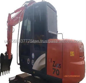 รถขุดไฮดรอลิกขนาดเล็ก 7 ตัน HITACHI ZX70 สภาพดี รถขุดมือสอง Hitachi 70 ขาย - Product Image 1