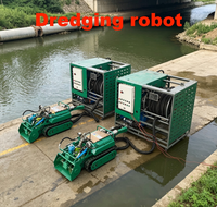 Robot sous-marin à chenilles télécommandé pour le dragage et la protection des ressources hydrauliques