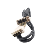 Câble de moniteur double liaison DVI 18+1 de 1500 cm de qualité supérieure, mâle-mâle, avec gaine en PVC et conducteur plaqué or