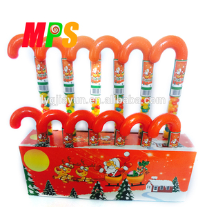 Regalo di <span class=keywords><strong>natale</strong></span> Bastone Da Passeggio Variopinta Della Gelatina di Fagioli Candy Cane Giocattolo Tubo di <span class=keywords><strong>Caramelle</strong></span> - Product Image 6