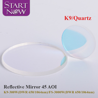 Startnow AOI Réflecteur laser à 45 degrés pour machine de découpe laser à fibre 60x6mm 1064nm 30x5 30x3 40x3 40*5 60x4 K9 Miroir réfléchissant