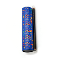 Tube en papier biodégradable de qualité alimentaire personnalisé, boîte cylindrique en papier, emballage à emporter pour sushis avec compartiment à sauce et couvercle à ouverture facile