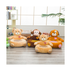 Peluche Personalizzabile a Forma di <span class=keywords><strong>Animali</strong></span> della Foresta: Orsacchiotto, Rana, Scimmia, Cane, Morbido Giocattolo per Bambini, Divano in Peluche, Animale Imbottito - Product Image 1
