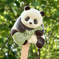 Direct usine, Sucette glacée 3D réaliste en forme d'animaux mignons de dessin animé, Forme et design personnalisés OEM/ODM, Dessert glacé en gros