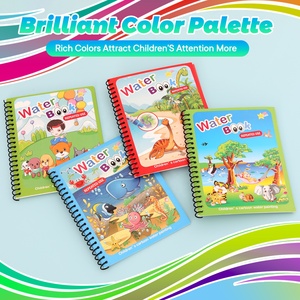 Libro de Pintura Mágica con <span class=keywords><strong>Agua</strong></span>, Tema de Animales y Naturaleza, para Niños de 4 a 6 Años, Unisex, para Dibujar y Garabatear Repetidamente, Marca HARDWORK - Product Image 1