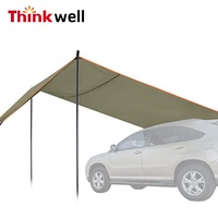 Auvent latéral Oxford pliable et rétractable pour voiture, abri solaire pour toit, adapté à plusieurs modèles de véhicules