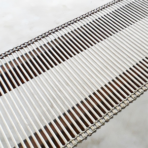 Gıda endüstrisinde yıkama/pişirme için 304 316 paslanmaz çelik merdiven konveyör bant - Product Image 2