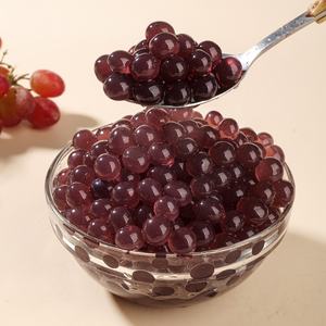 도매 신선한 포도 맛 즉시 터지는 보바 진주 대량/병/가방/상자 포장 설탕 첨가제 - Product Image 2