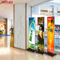 Display LED per Interni P2.5 Pieghevole con Controllo WiFi, Schermo LED Digitale per Pubblicità in Centri Commerciali e Negozi al Dettaglio