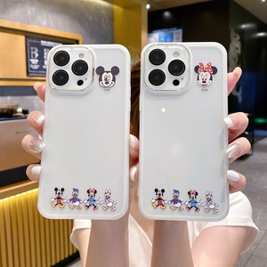 Style mignon dessin animé mignon <span class=keywords><strong>Mickey</strong></span> Minnie Protection complète des bords étui de téléphone en TPU pour <span class=keywords><strong>iPhone</strong></span> 16 17 <span class=keywords><strong>Pro</strong></span> <span class=keywords><strong>Max</strong></span> dessin animé belle couverture de conception - Product Image 1