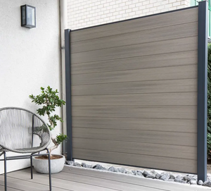 Pannelli per Recinzione WPC Rainbow di Grande Successo, Recinzione Sintetica in Legno Composito per Privacy, Tecnica di Tessitura Saldata, Facile da Assemblare - Product Image 3