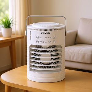 Enfriador de aire evaporativo portátil Vevor de 0.6L con 3 velocidades y temporizador para uso doméstico - Product Image 2