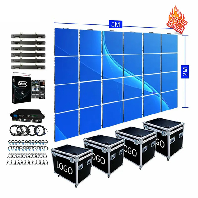 Hd Waterproof High Resotion High Brightness Movable Video Wall Rental Outdoor and Indoor Led Display