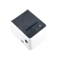 Mini Impresora Térmica Portátil de Recibos de 80 mm, Impresora Inalámbrica de Etiquetas POS USB para Comercio Minorista y Restaurantes