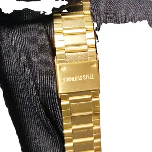 豪华镀金表带高级金表带接受iWatch多色选择豪华表带的定制标志设计