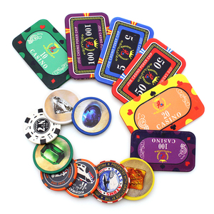 <span class=keywords><strong>Jetons</strong></span> de <span class=keywords><strong>poker</strong></span> de casino 14G avec logo personnalisé de haute qualité avec étui à puces en argile céramique et acrylique - Product Image 1
