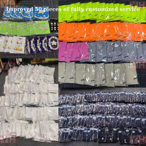 Ensemble short et t-shirt pour homme en coton biologique 100% teint uni 220 grammes, vente en gros, fabricant, t-shirts d'été personnalisés avec mon logo - Product Image 4