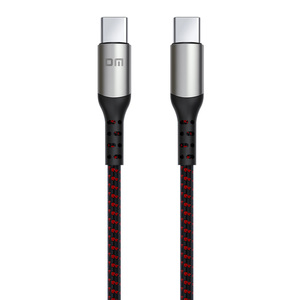 <span class=keywords><strong>C</strong></span>âble de charge rapide DM 65W de type <span class=keywords><strong>C</strong></span> à type <span class=keywords><strong>C</strong></span> SL028 avec gaine en nylon pour appareil photo et ordinateur - Product Image 1