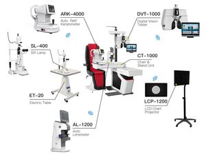 Thiết kế tích hợp tầm nhìn DVT-1000 Tester kỹ thuật số tự động phoropter cho trung tâm đo thị lực - Product Image 4