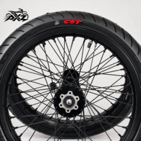 Kit de roues Supermoto CNC en aluminium 17 pouces Surron Light Bee X LBX Talaria MX3 MX4 XXX, ensemble de pneus haute performance pour la route