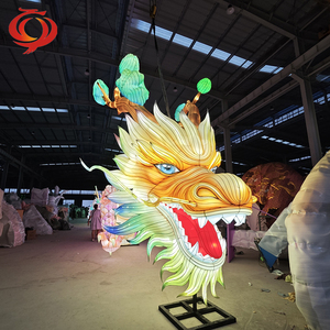 Faroles Metálicos Tradicionales Chinos en 3D de la Fábrica de Faroles de Zigong, con LED, para Graduación, Diwali, Ramadán, Festivales al Aire Libre y Exposiciones - Product Image 3