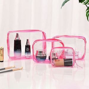 Personnalisable PVC Transparent Zipper Fashion Candy Pattern Waterproof Professional Travel Makeup & Cosmetic Bag - Product Image 2