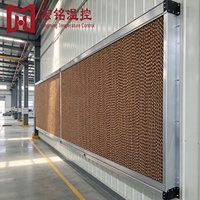 Mur de refroidissement par évaporation en alliage d'aluminium Hongming HM-F pour serre et élevage de volailles, garantie 5 ans pour poulets et porcs