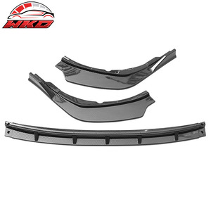 Lèvre de pare-chocs avant pour Toyota Camry 2021-2024 SE 3PC Spoiler PP Impression fibre de carbone Haute qualité Kit carrosserie - Product Image 4