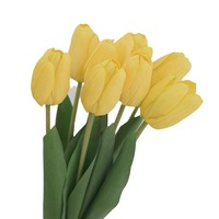 Grosir Pabrik bunga Tulip sutra buatan bunga kelembaban Tulip sentuhan nyata untuk dekorasi rumah dan pernikahan