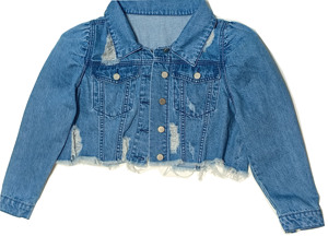 <span class=keywords><strong>Donna</strong></span> su misura <span class=keywords><strong>Donna</strong></span> Puffy Maniche <span class=keywords><strong>Giacca</strong></span> di Jeans per la Primavera e L'autunno di Lusso Standard 100% <span class=keywords><strong>Cotone</strong></span> Shell Safari <span class=keywords><strong>Giacca</strong></span> Finito - Product Image 3