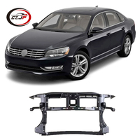 CZJF Kit de carrosserie Grille de pare-chocs avant Couvercle de phare antibrouillard pour Volkswagen Passat 2012 2013 2014 2015 Support de radiateur de pare-chocs
