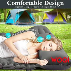Colchoneta de Camping Inflable WOQI Mejorada, Súper Gruesa, Autoinflable, para 2 Personas con Almohada - Product Image 5