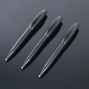 高品质文具促销圆珠笔广告圆珠笔批发经典设计金属笔芯雕刻时尚