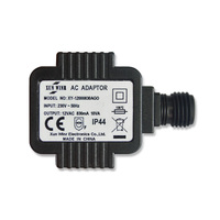 Adaptateur secteur étanche IP44 CE/GS/EMC EN61347 pour l'Europe, adaptateur linéaire 24V pour utilisation en extérieur, entrée 230V/240V, sortie 36V, fréquence 50Hz