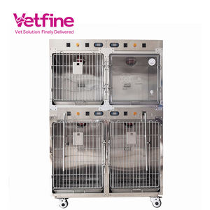 Cage de Luxe pour Animaux de Compagnie, Chien et Chat, 4 Portes, en Acier Inoxydable, pour Hôpital, Usage Domestique et Vétérinaire – Fabricant de <span class=keywords><strong>Cages</strong></span> pour Animaux Très Demandées - Product Image 1