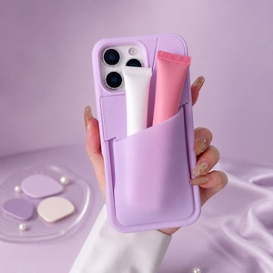 Modische, stoßfeste Silikonhülle für iPhone Lipgloss-Handyhüllen - Product Image 2